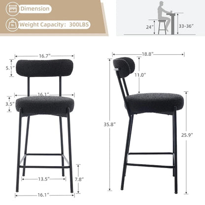 27 Modern Counter Stools Set of 2