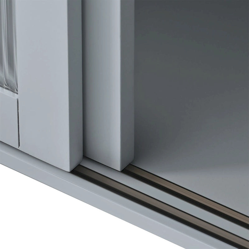 Merax Large Kitchen Island Cart with an Adjustable Shelf and 2 Drawers