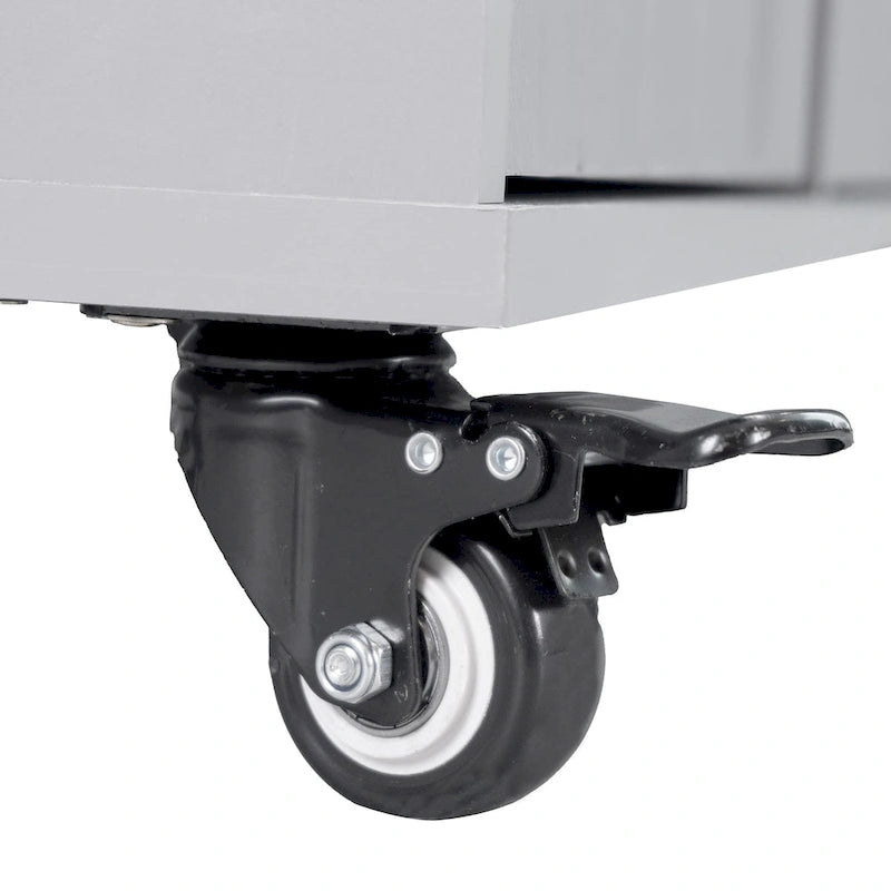 Kitchen Island with Trash Can Storage Cabinet