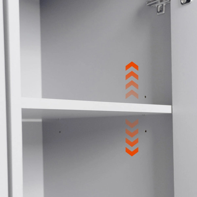 Kitchen Island with Trash Can Storage Cabinet