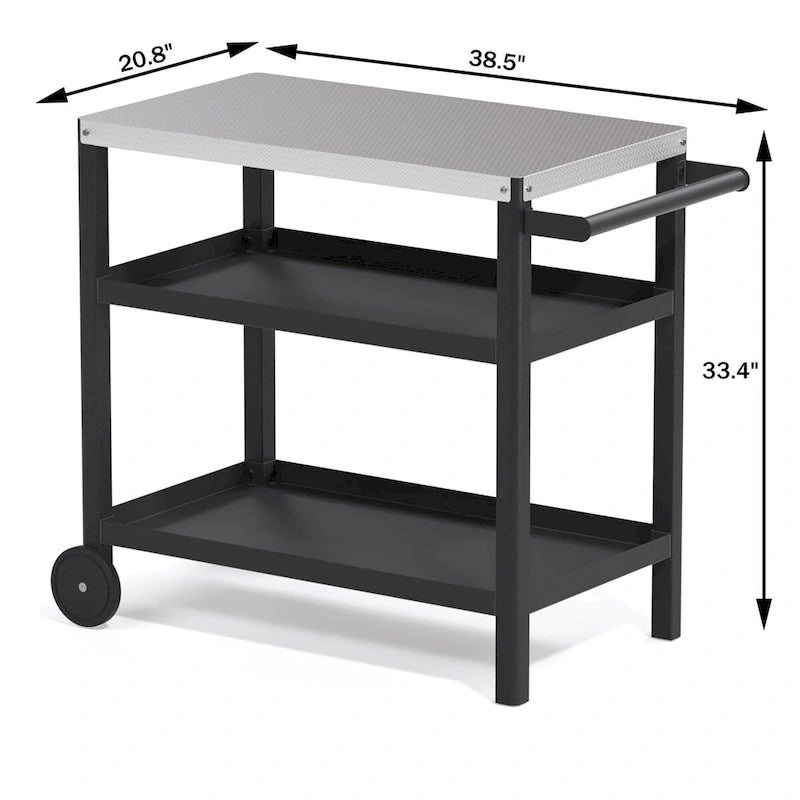 Patio Grill carts Moveable kitchen island