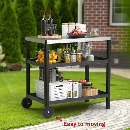 Patio Grill carts Moveable kitchen island