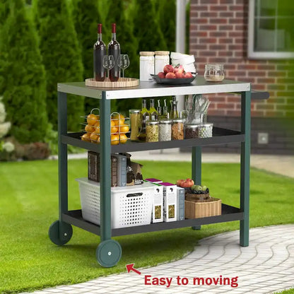 Patio Grill carts Moveable kitchen island