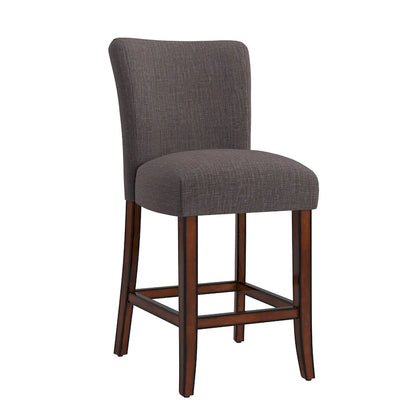 Parson Classic Linen Counter Height High Back Stools (Set of 2) by iNSPIRE Q Bold