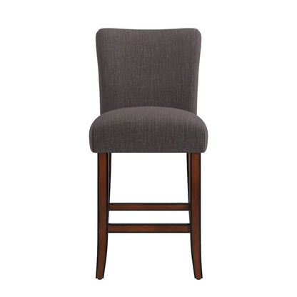 Parson Classic Linen Counter Height High Back Stools (Set of 2) by iNSPIRE Q Bold