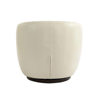Modern Swivel Barrel Armchair with Storage