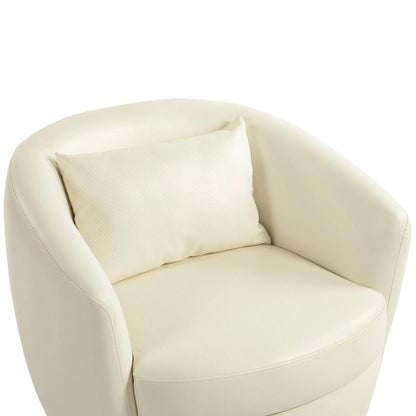 Modern Swivel Barrel Armchair with Storage