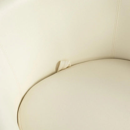 Modern Swivel Barrel Armchair with Storage