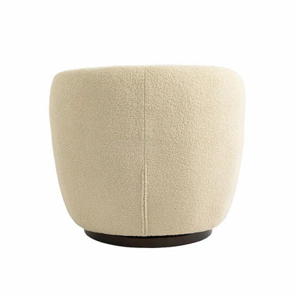 Modern Swivel Barrel Armchair with Storage
