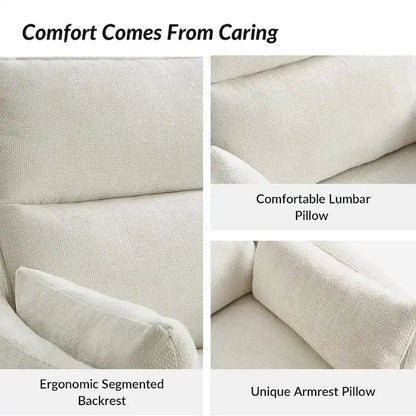 Barry Modern 38 Power Rocking Swivel Nursery Recliner with USB Ports by HULALA HOME