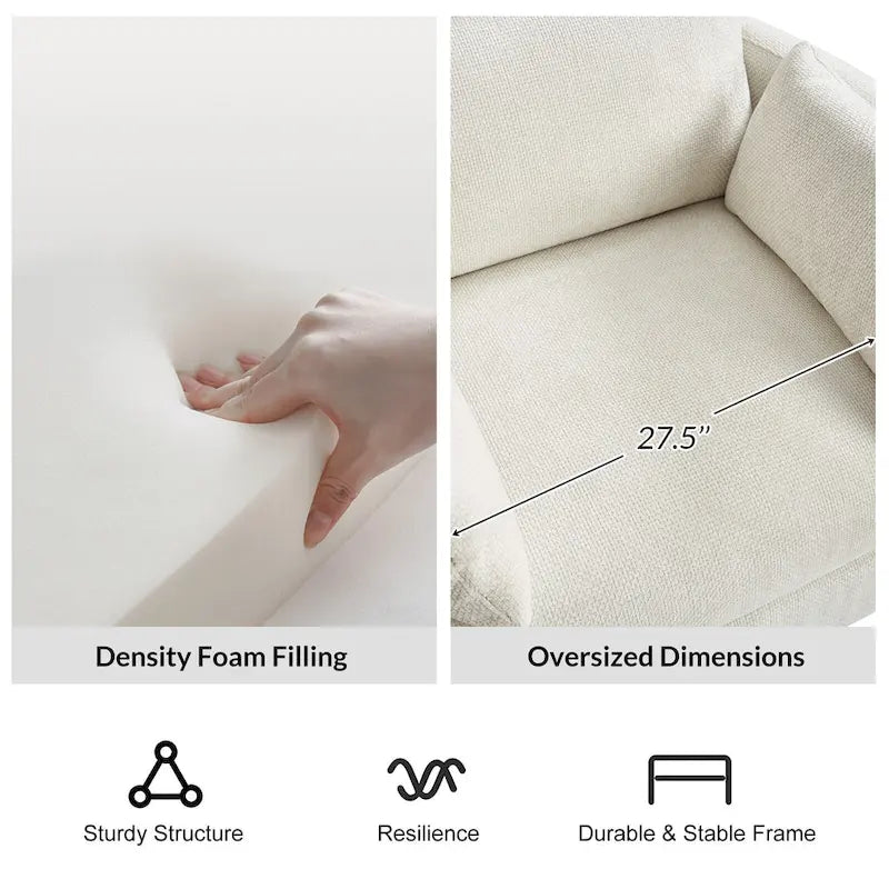 Barry Modern 38 Power Rocking Swivel Nursery Recliner with USB Ports by HULALA HOME