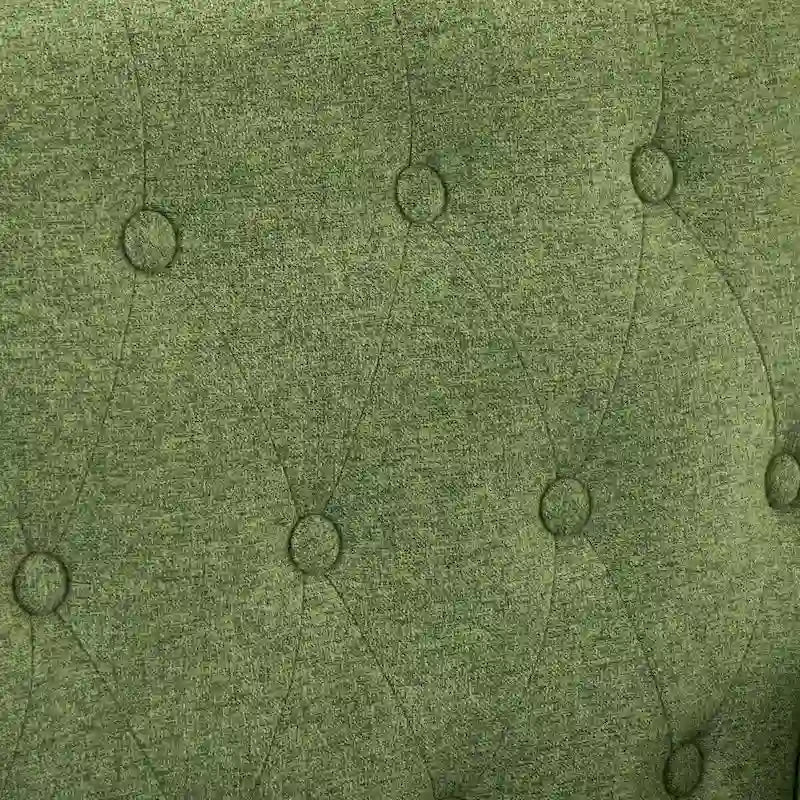 LUE BONA Mid-Century Modern Upholstered Linen Fabric Button Tufted Accent Chair - 28.5 W X 27.25 D X 33.75 H