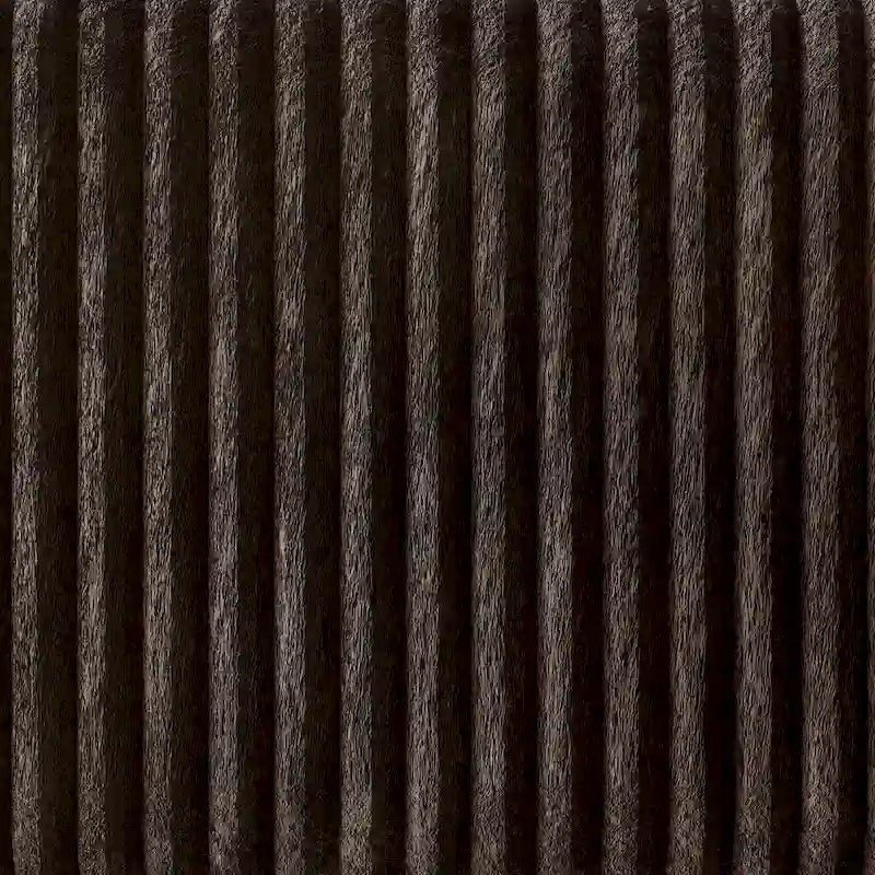 CraftPorch Corduroy Mid-Century Modern Velvet Upholstered 2-Piece Living Room Set