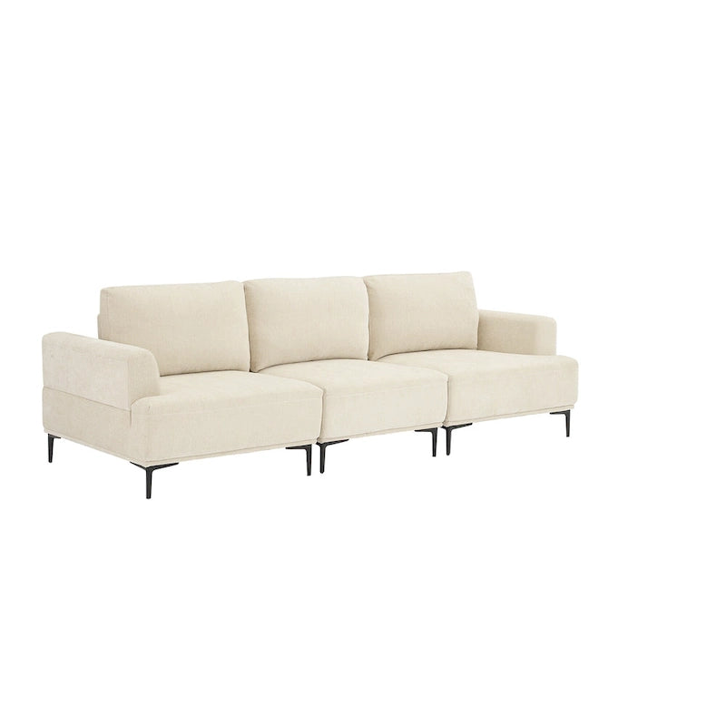 Dinardi 100.7in Widest Upholstered Sofa With Sliding Backrest