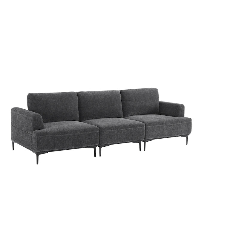 Dinardi 100.7in Widest Upholstered Sofa With Sliding Backrest