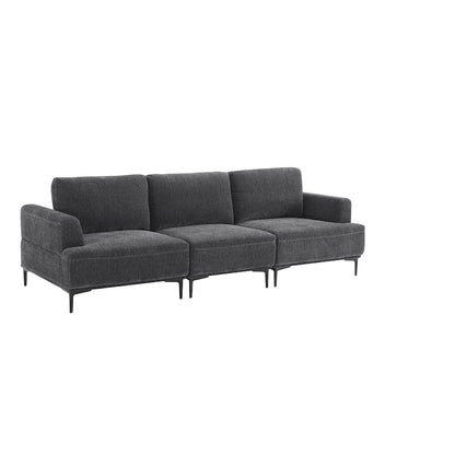 Dinardi 100.7in Widest Upholstered Sofa With Sliding Backrest