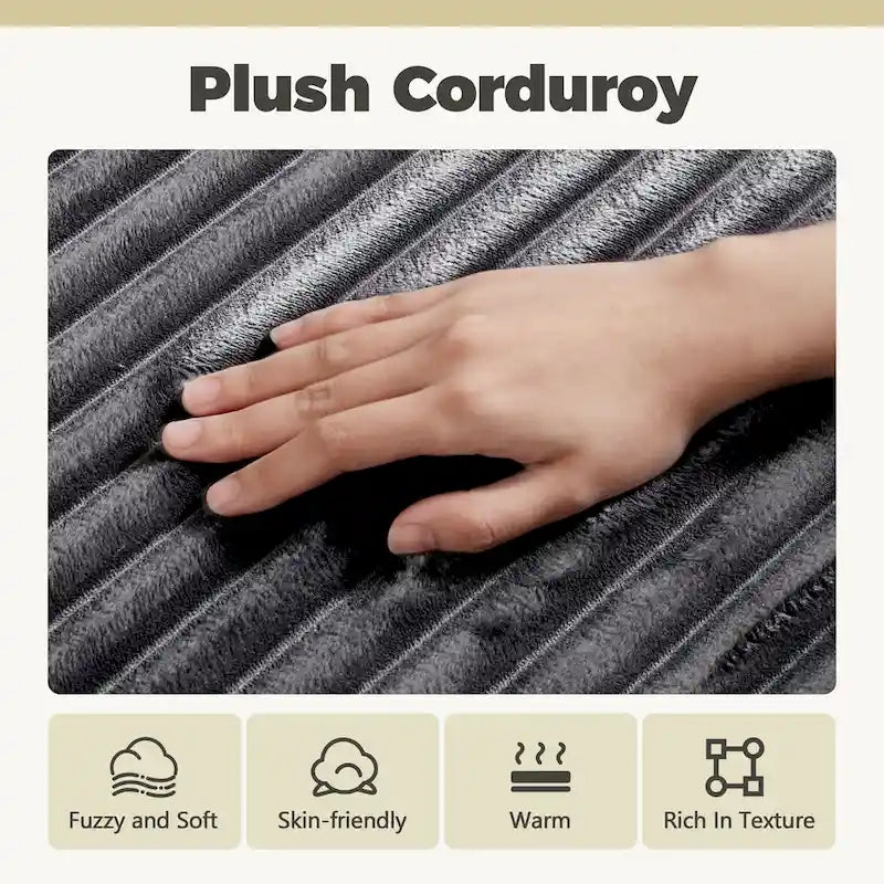 HOOOWOOO Modern Plush Sectional Sofa L-shaped Couch with Removable Ottoman