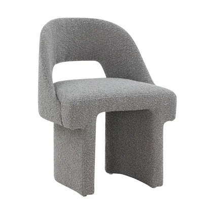 Boucle Modern Elegant Upholstered Accent Chair with MDF Wood Frame for Home Office Living Room & Bedroom