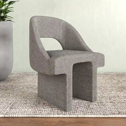 Boucle Modern Elegant Upholstered Accent Chair with MDF Wood Frame for Home Office Living Room & Bedroom