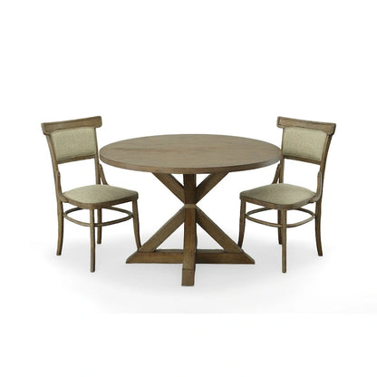 Carolina Living Diana Trestle Base Dining Table
