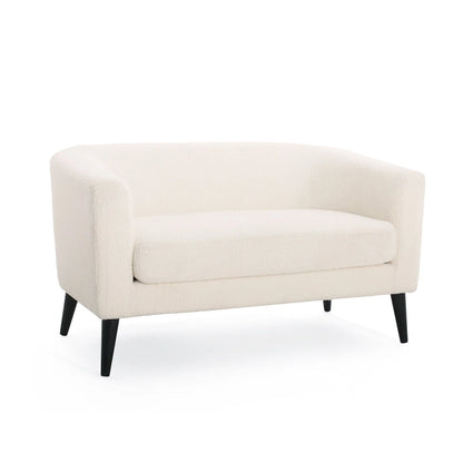 Mava Textured Fabric Loveseat by Christopher Knight Home