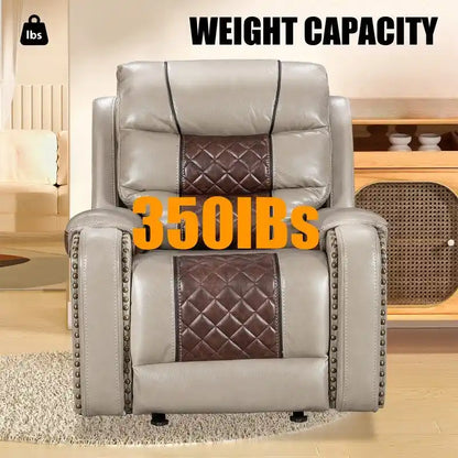 Big Size Faux Leather American Design Recliner Chair for Living Room