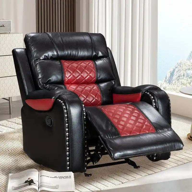 Big Size Faux Leather American Design Recliner Chair for Living Room