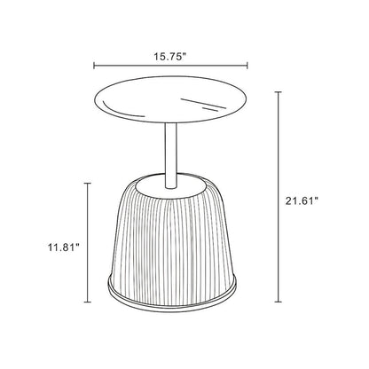 Manhattan Comfort Modern Anderson 2.0 Upholstered 3 Piece Table Set