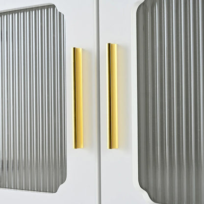 Practical Media Console with 2 Drawers and Cabinets