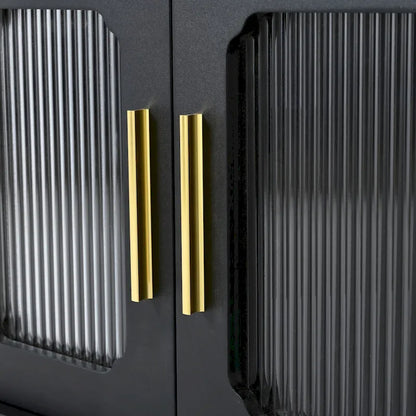 Practical Media Console with 2 Drawers and Cabinets