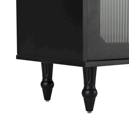 Practical Media Console with 2 Drawers and Cabinets