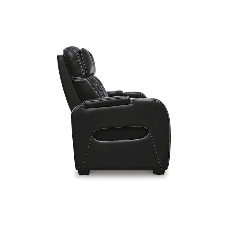 Signature Design by Ashley Boyington Black Power Reclining Sofa - 86W x 38D x 44H