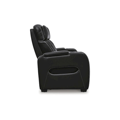 Signature Design by Ashley Boyington Black Power Reclining Sofa - 86W x 38D x 44H