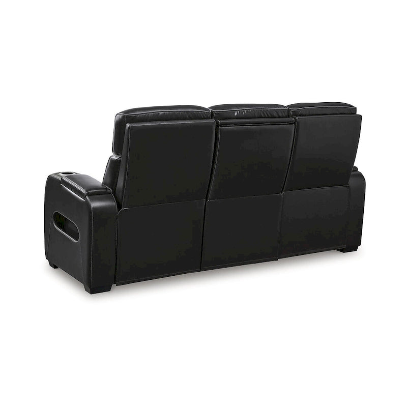 Signature Design by Ashley Boyington Black Power Reclining Sofa - 86W x 38D x 44H