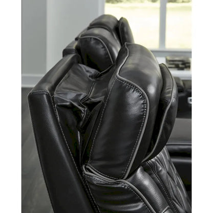 Signature Design by Ashley Boyington Black Power Reclining Sofa - 86W x 38D x 44H