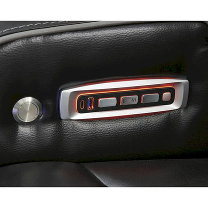 Signature Design by Ashley Boyington Black Power Reclining Sofa - 86W x 38D x 44H