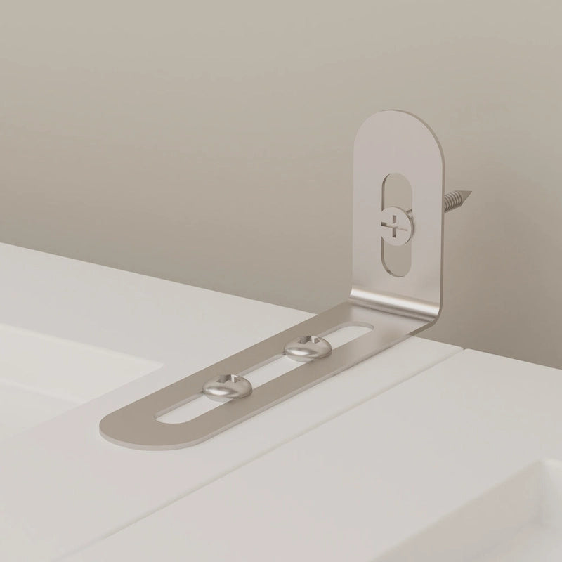 Modern White Entertainment Center Tempered Glass Doors Hydraulic Top