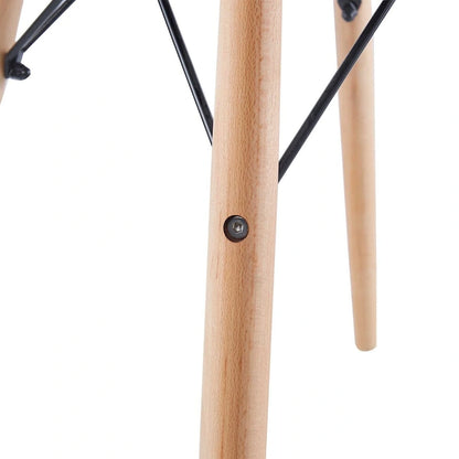 31.5White Table Mid-century Dining Table for 2-4 people With Round Mdf Table Top, End Table Leisure Coffee Table