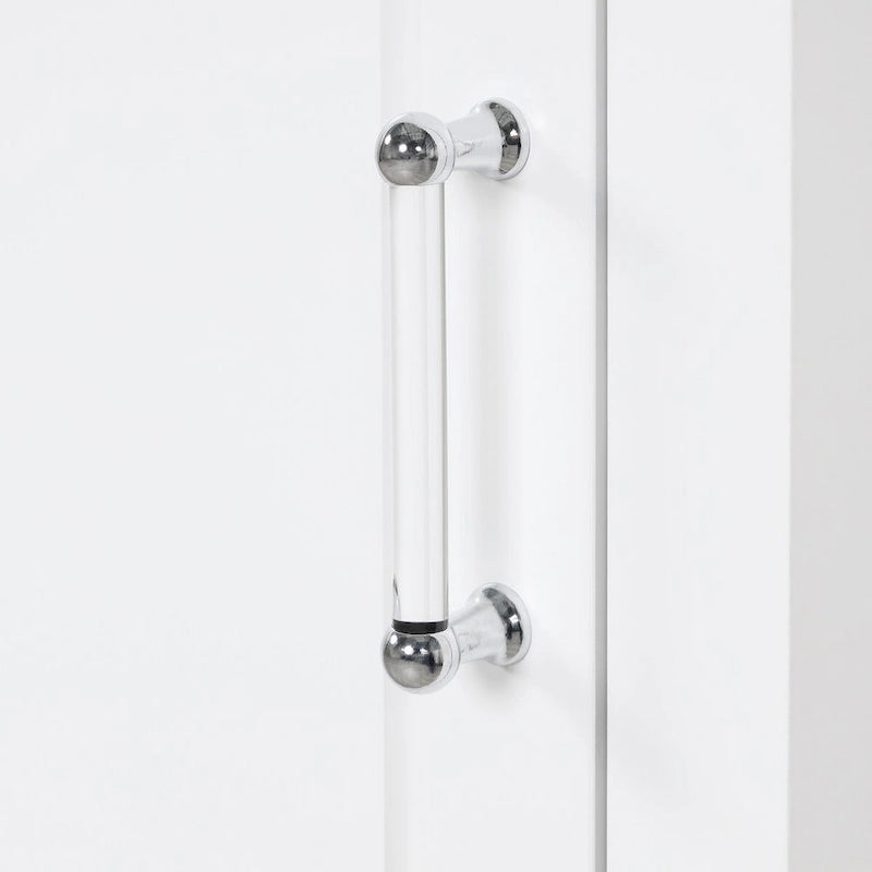 Bathroom Freestanding Storage Cabinet with Drawers and Adjustable Shelf