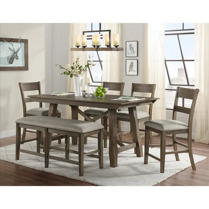 Vilo Home Hillcrest 5 Piece Counter Height Dining Set
