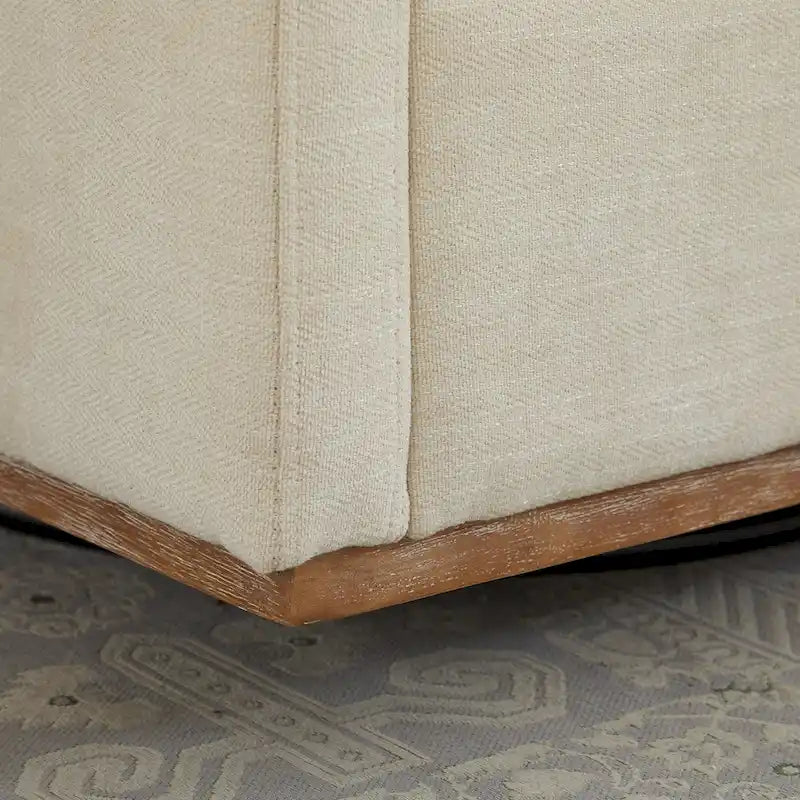 Modern Chenille Swivel Accent Chair, Set of 1