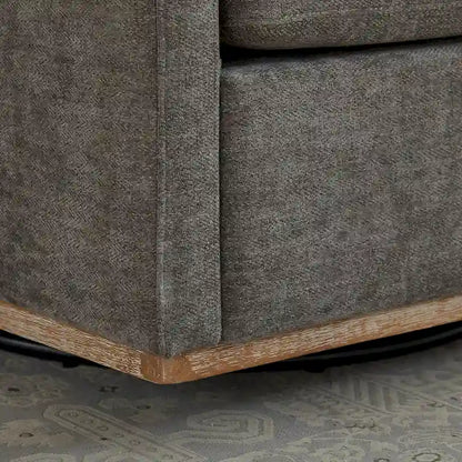 Modern Chenille Swivel Accent Chair, Set of 1