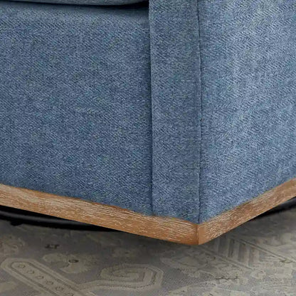 Modern Chenille Swivel Accent Chair, Set of 1