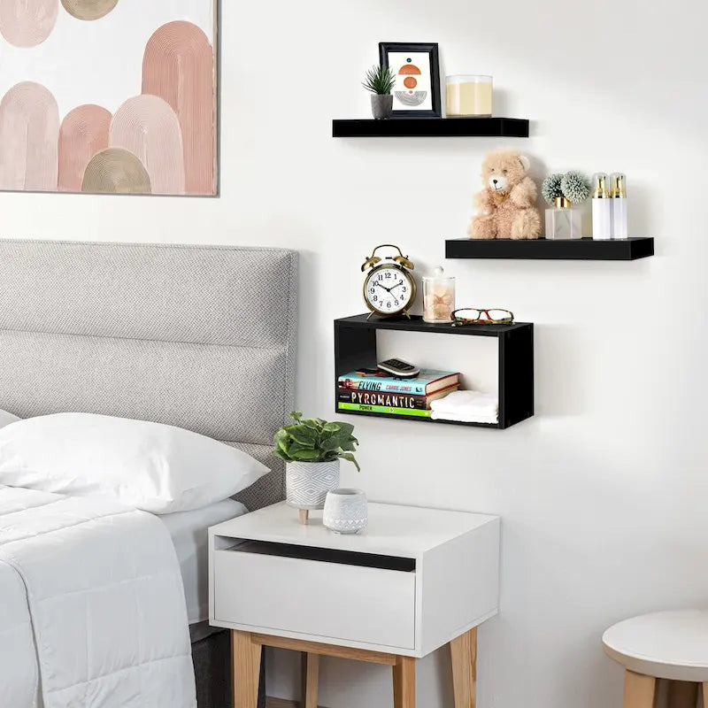 Sorbus Floating Shelves for Wall Set of 3 - 16L X 5.5W X 7.75H