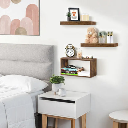 Sorbus Floating Shelves for Wall Set of 3 - 16L X 5.5W X 7.75H