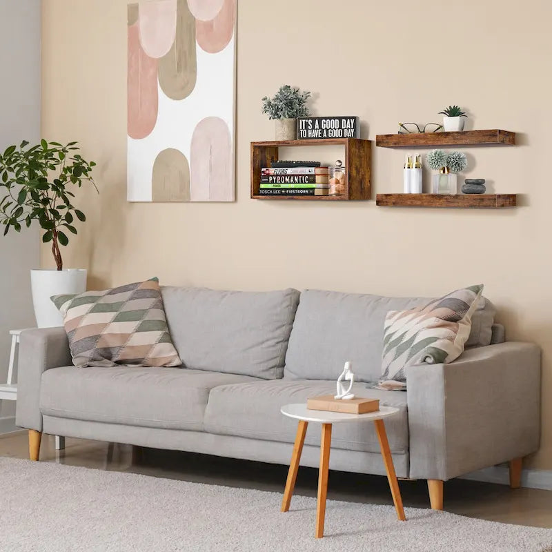 Sorbus Floating Shelves for Wall Set of 3 - 16L X 5.5W X 7.75H