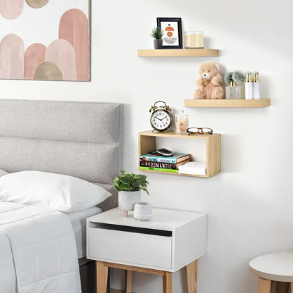 Sorbus Floating Shelves for Wall Set of 3 - 16L X 5.5W X 7.75H