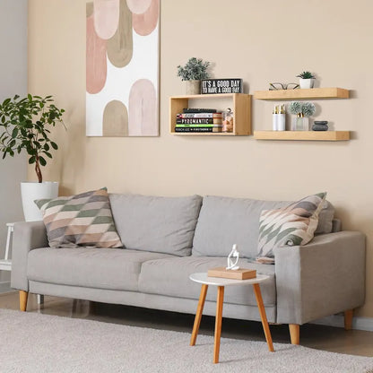 Sorbus Floating Shelves for Wall Set of 3 - 16L X 5.5W X 7.75H