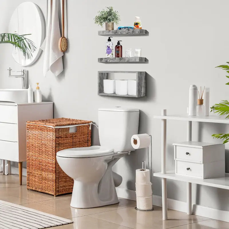 Sorbus Floating Shelves for Wall Set of 3 - 16L X 5.5W X 7.75H