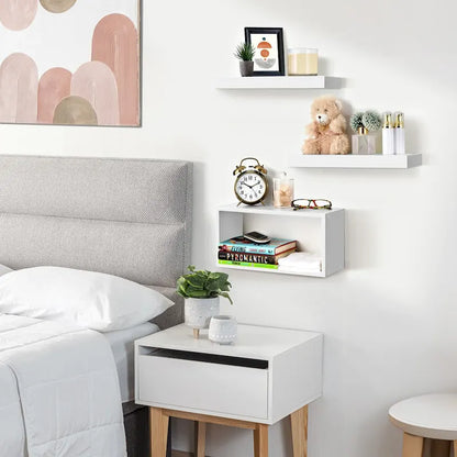 Sorbus Floating Shelves for Wall Set of 3 - 16L X 5.5W X 7.75H